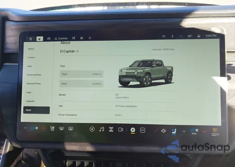 2022 Rivian R1T Launch Edition from USA, damaged, VIN 7FCTGAAL2NN000805